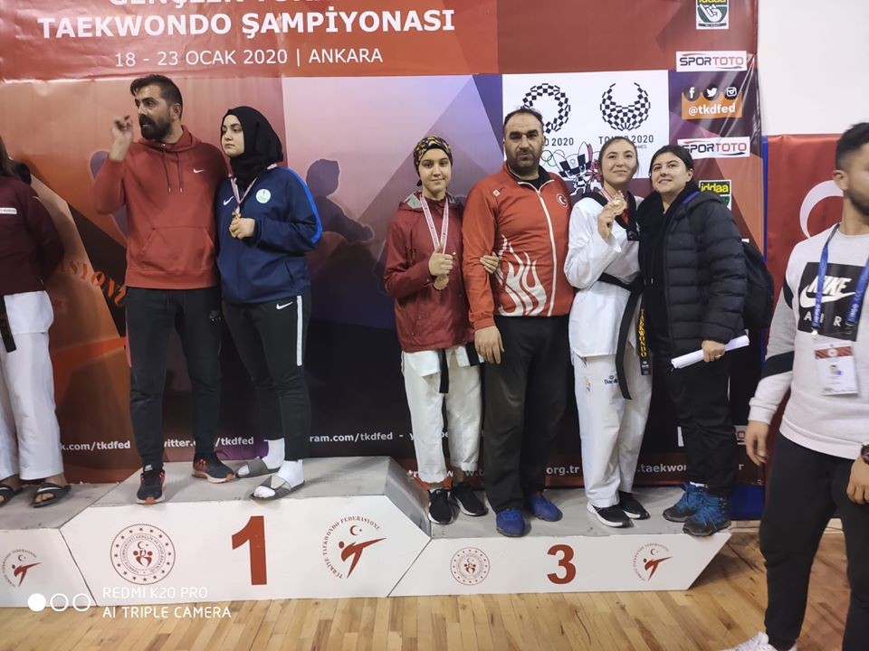 Sudenur Erciyes, Taekwondo Türkiye üçüncüsü oldu