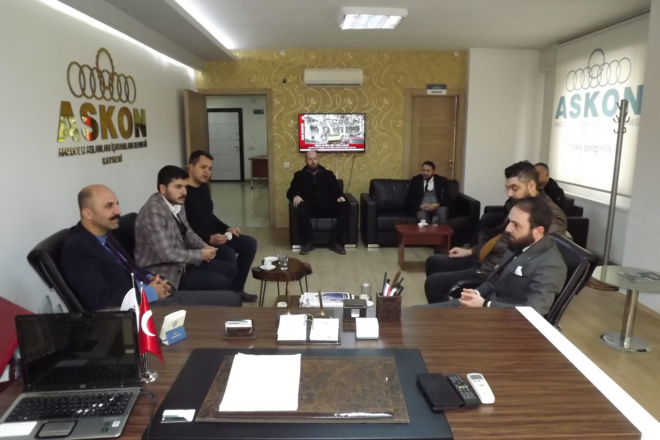 Kocasinan Kaymakamı’ndan ASKON’a ziyaret