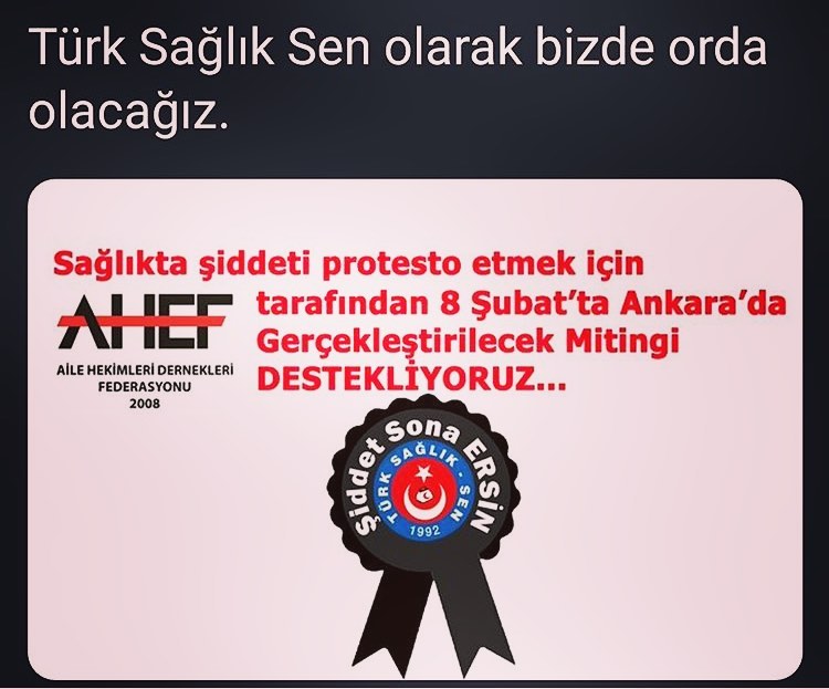 TSS’DEN HEKİMLERE DESTEK