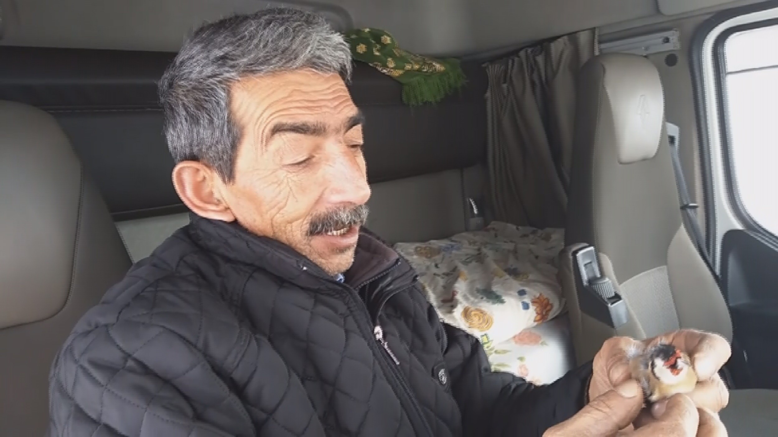 Kuş donarak ölse de yaptığı hareket yürekleri ısıttı