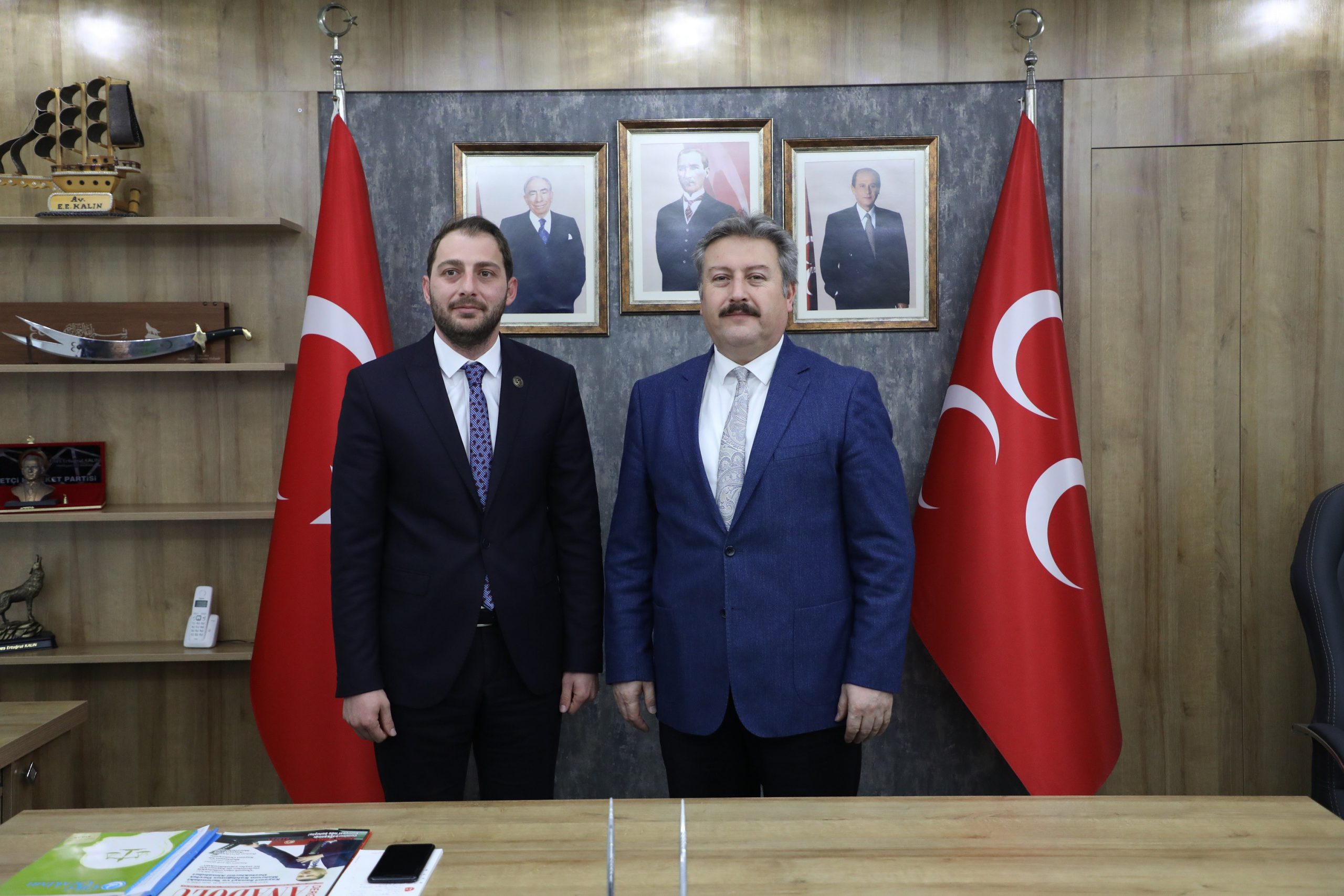 Palancıoğlu’ndan MHP Melikgazi İlçe Başkanı Kalın’a hayırlı olsun ziyareti