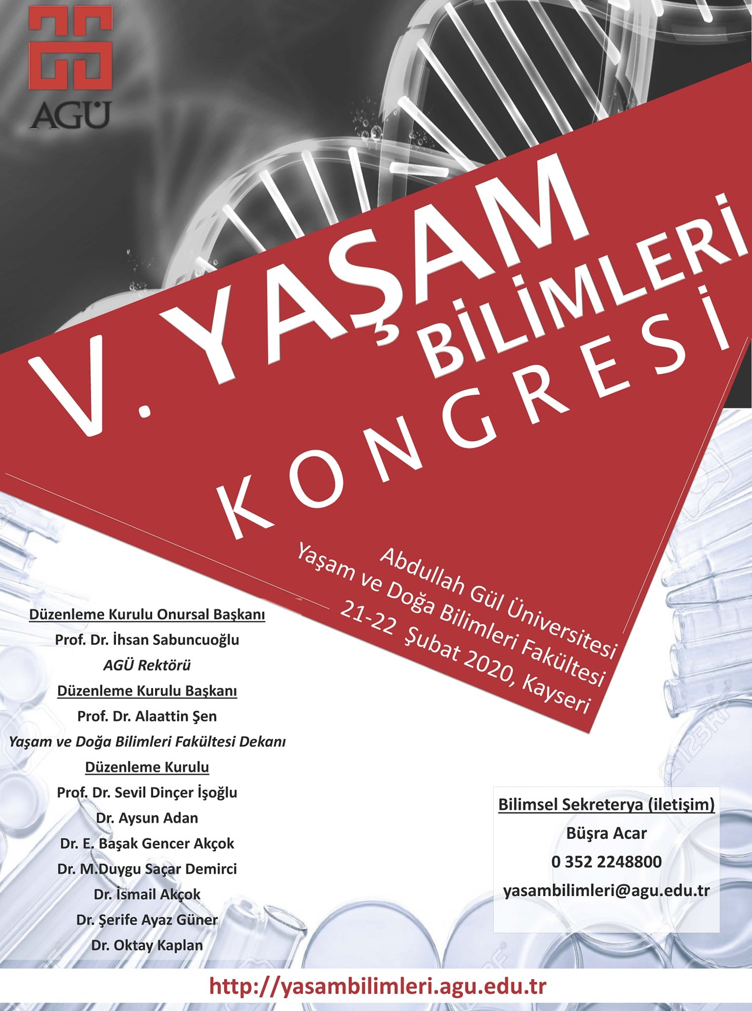 AGÜ’de, V. Yaşam Bilimleri Kongresi