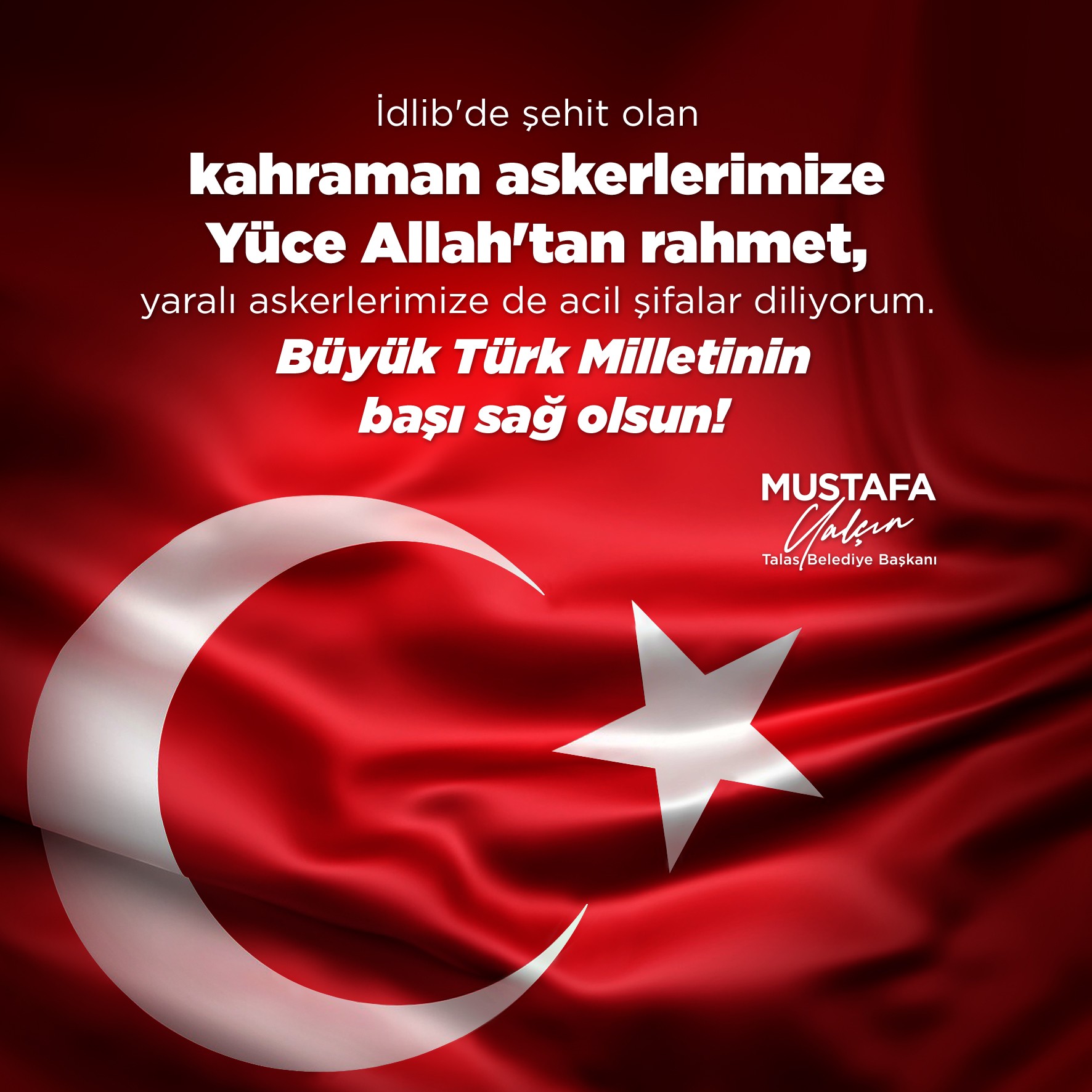 Başkan Yalçın, “Birlik olma vaktidir”