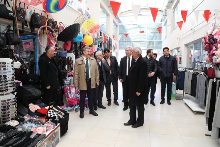 Başkan Palancıoğlu İldem Çarşı esnafıyla buluştu