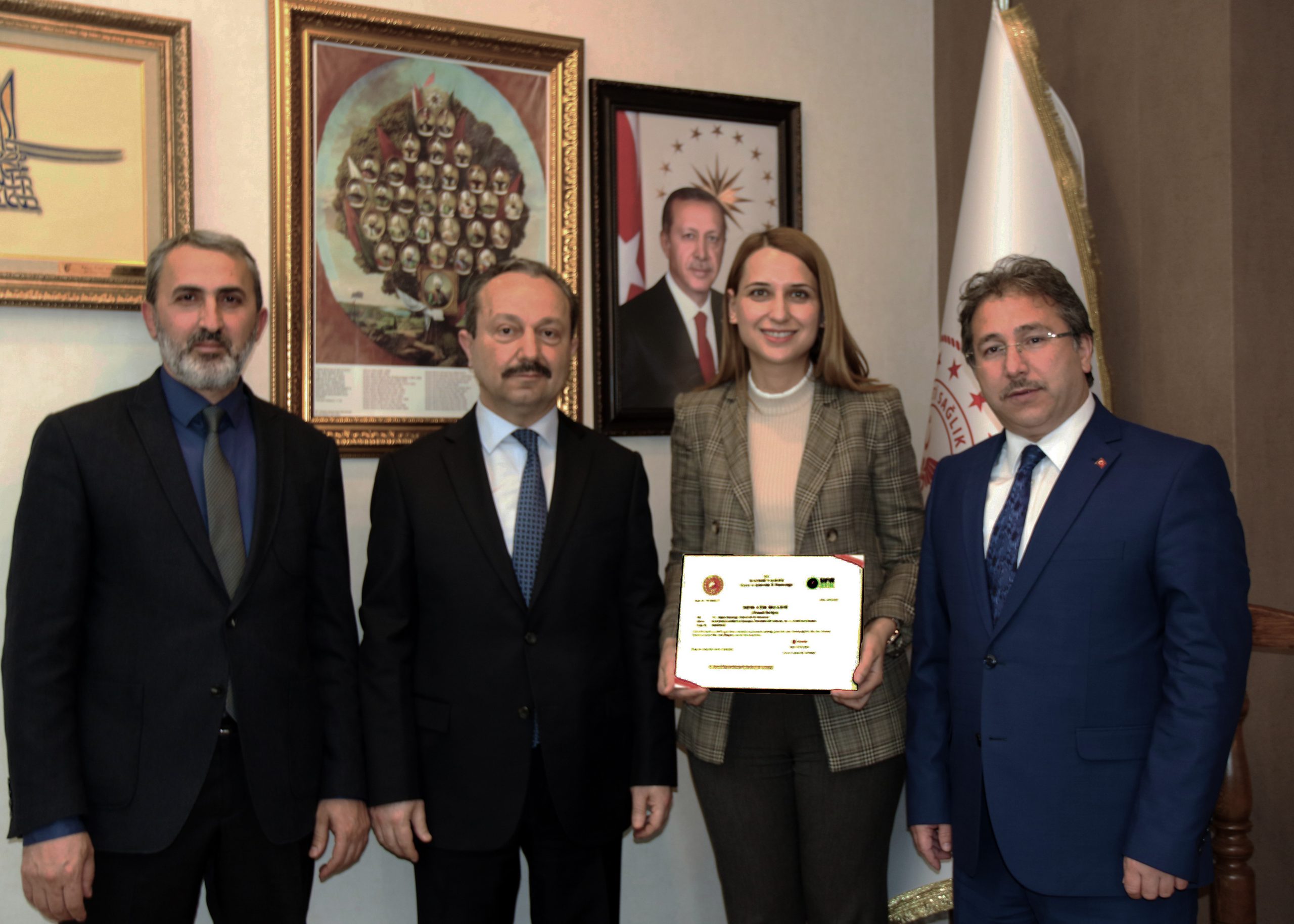 Yahyalı Devlet Hastanesine “Sıfır Atık Belgesi” Verildi