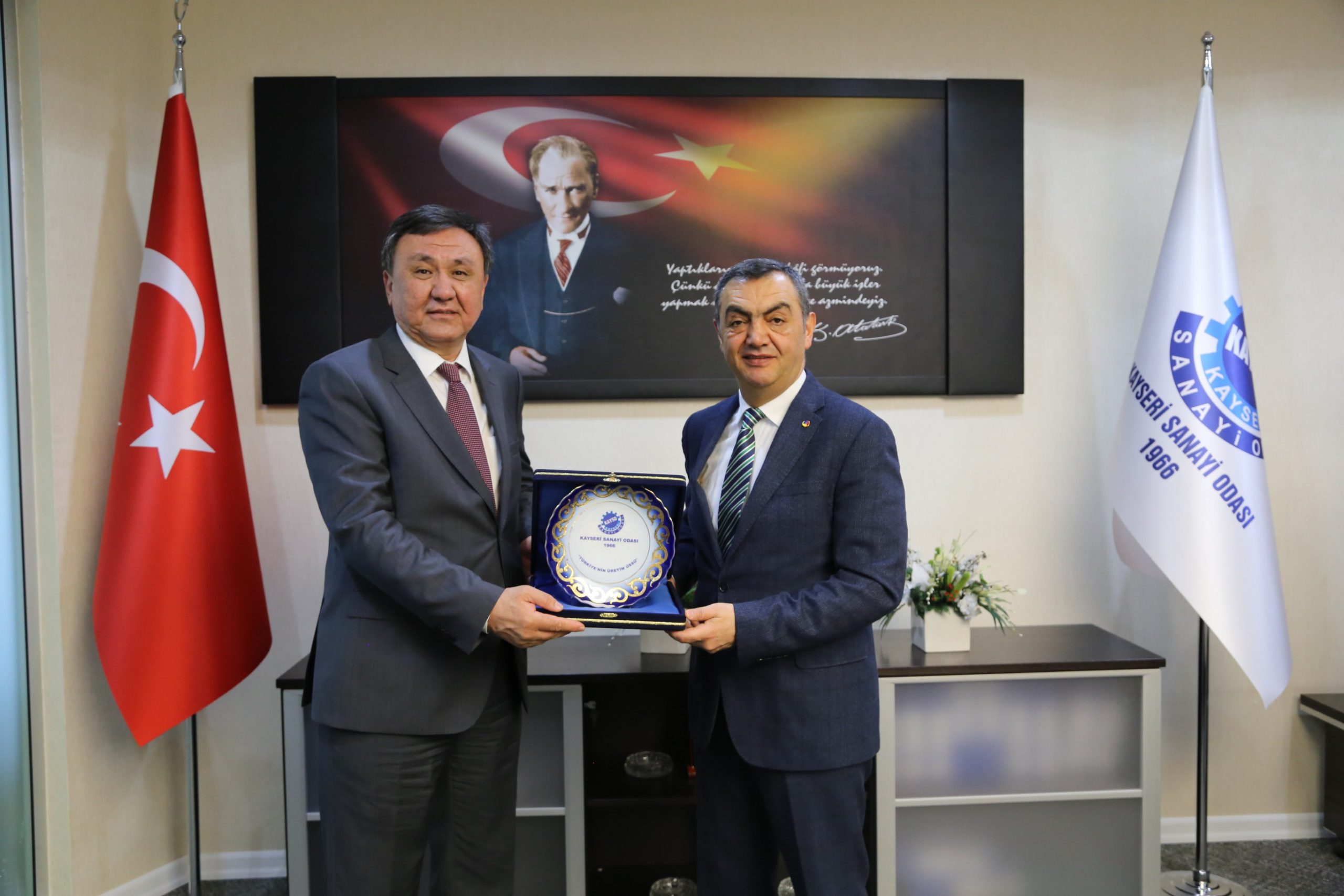 Kırgız Büyükelçi’den KAYSO’ya Ziyaret