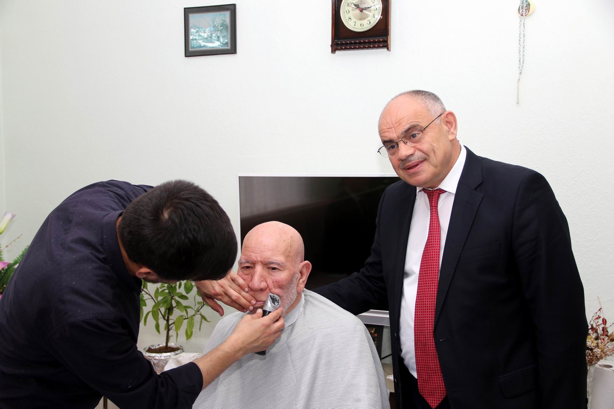 Yahyalı’da evde traş hizmeti