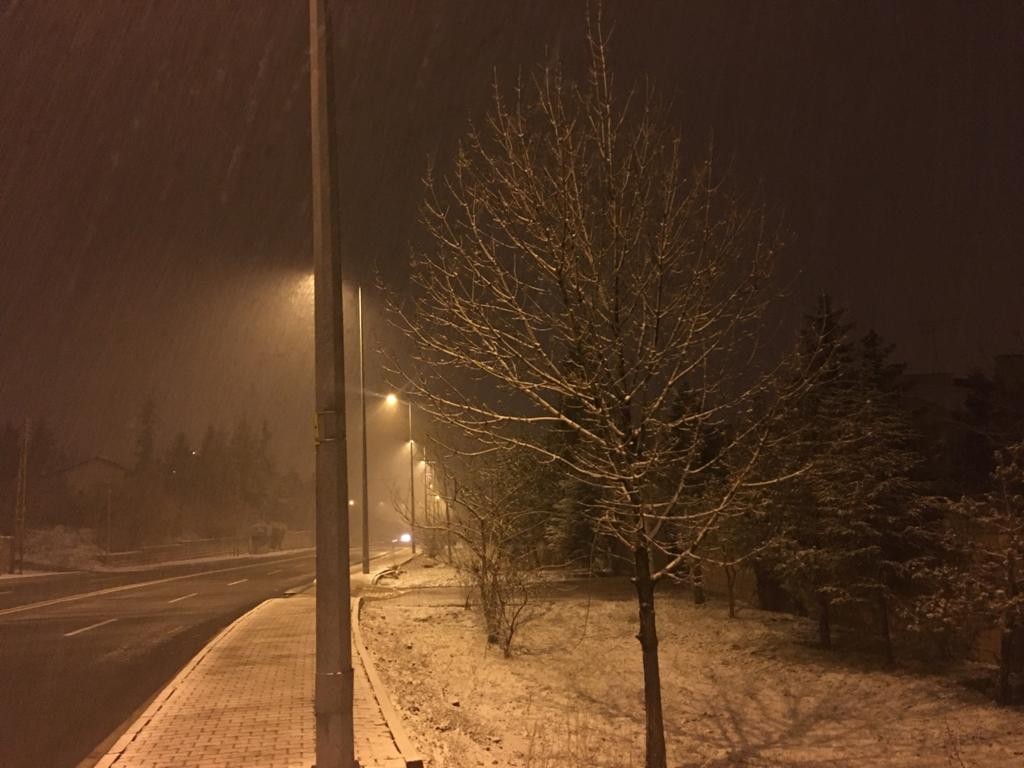 Kayseri Mart ayında beyaza büründü