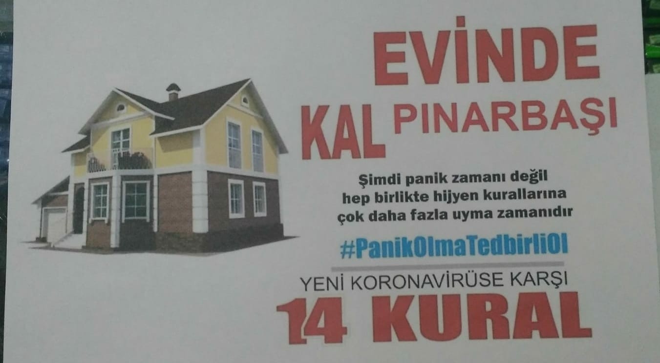 Uzunluoğlu’ndan Pınarbaşılılara ‘Evde kal’ çağrısı