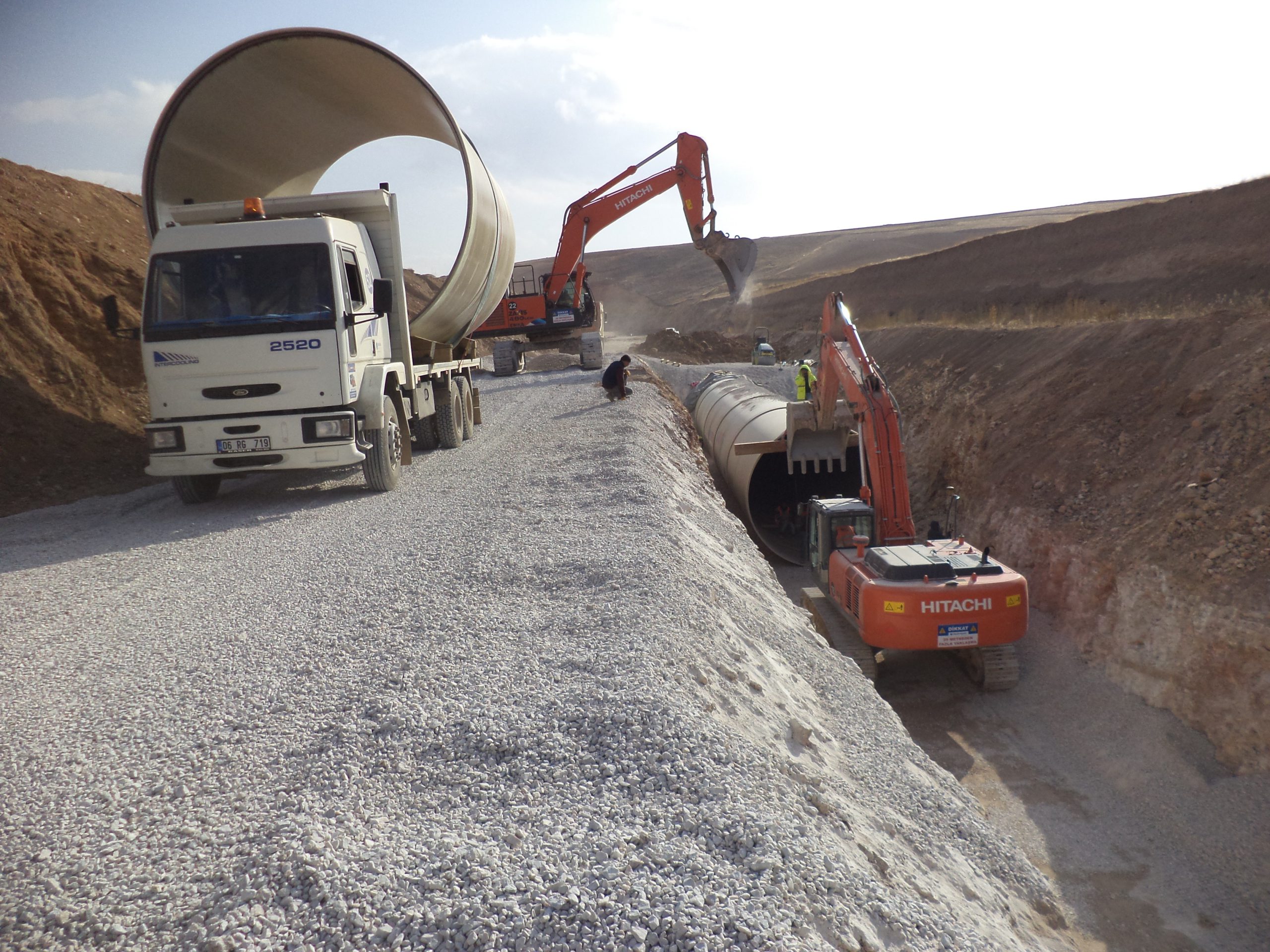 Bünyan-Sarıoğlan sulamasında çalışmalar devam ediyor