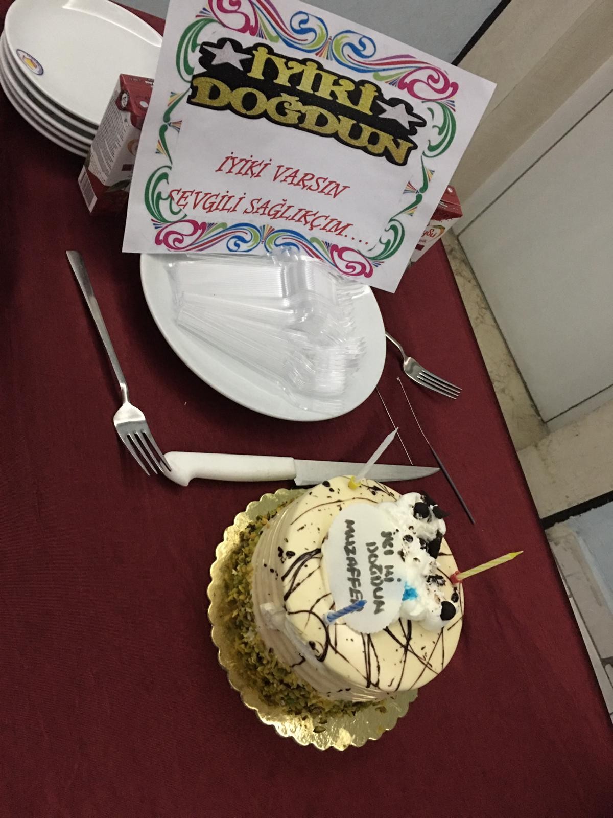 Korona virüs savaşçısı doğum gününde eşine ve çocuğuna sarılamadı