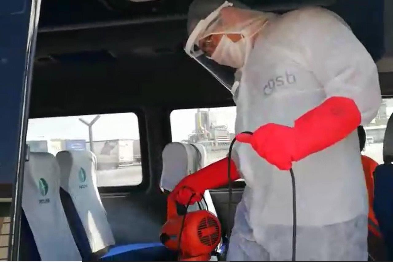 Kayseri OSB korona virüs salgınına karşı önlem almaya devam ediyor