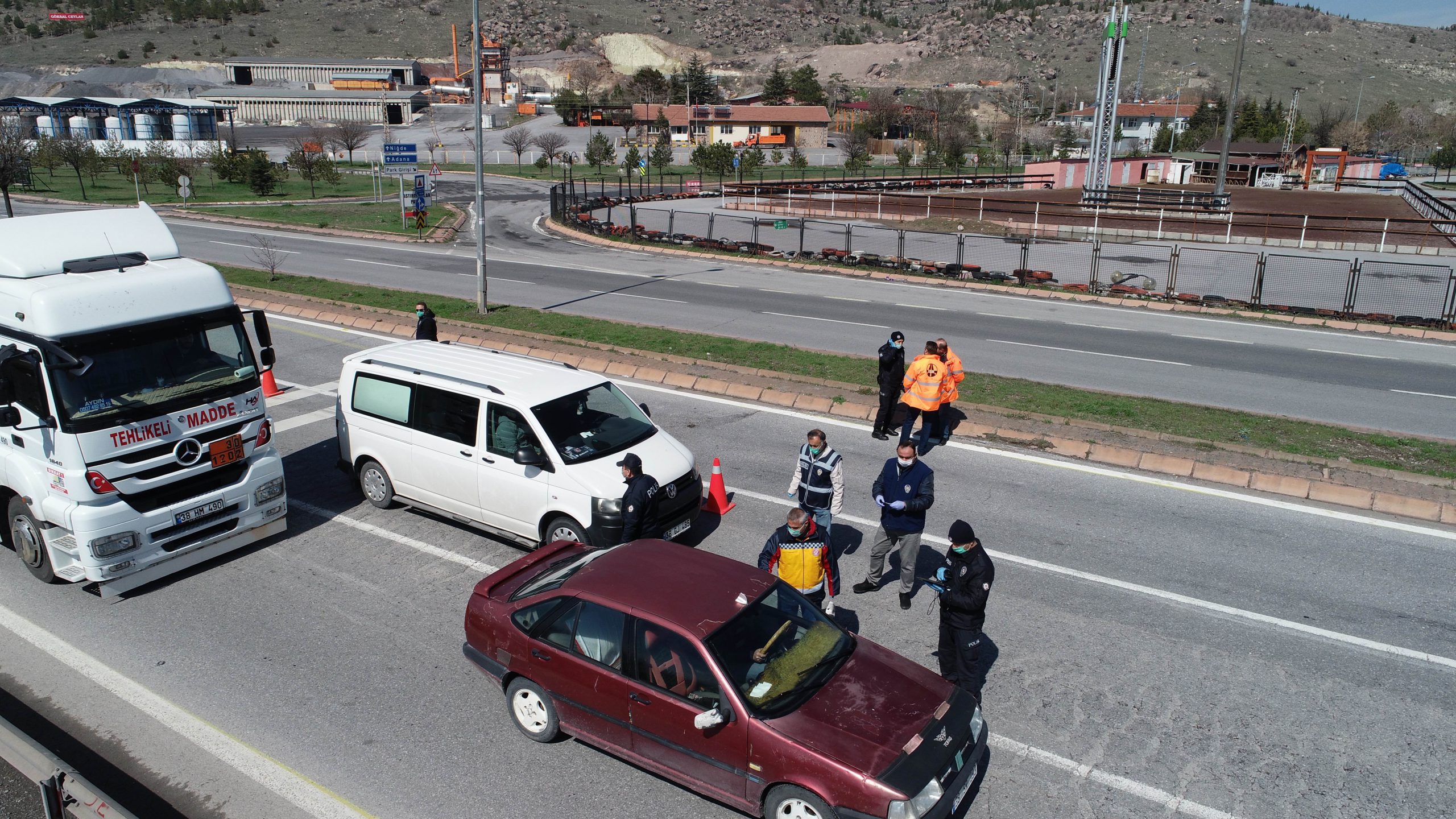 Kayseri’ye giriş çıkışlar kapatıldı
