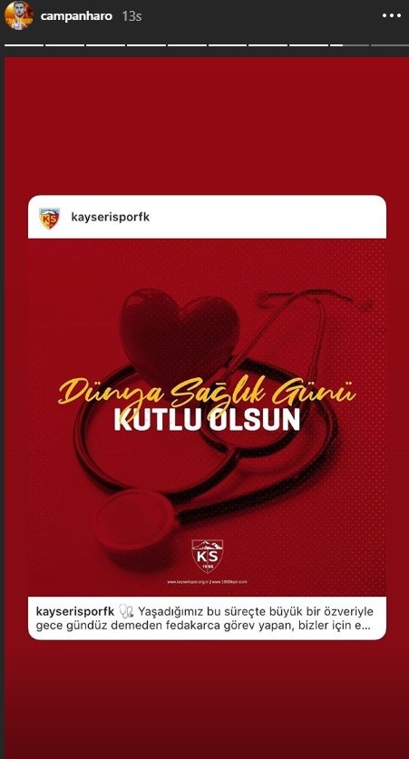 Campanharo, sağlık çalışanlarının Dünya Sağlık Günü’nü kutladı