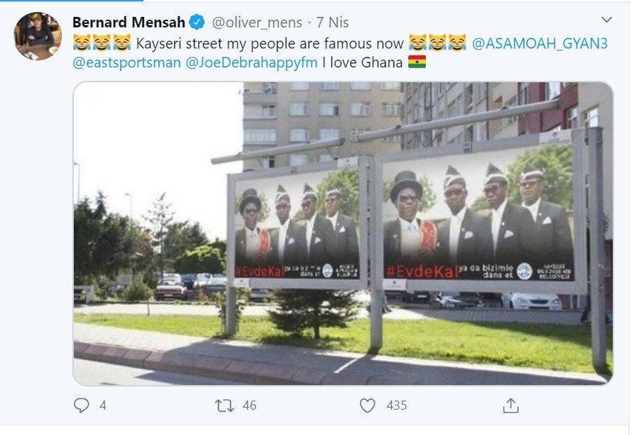 Mensah’tan güldüren paylaşım