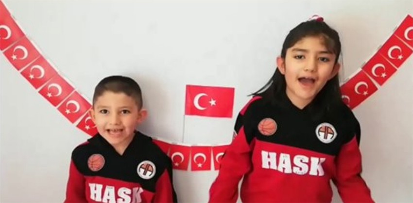 Hasketbol Gençlik ve Spor Kulübü’nden 23 Nisan kutlaması