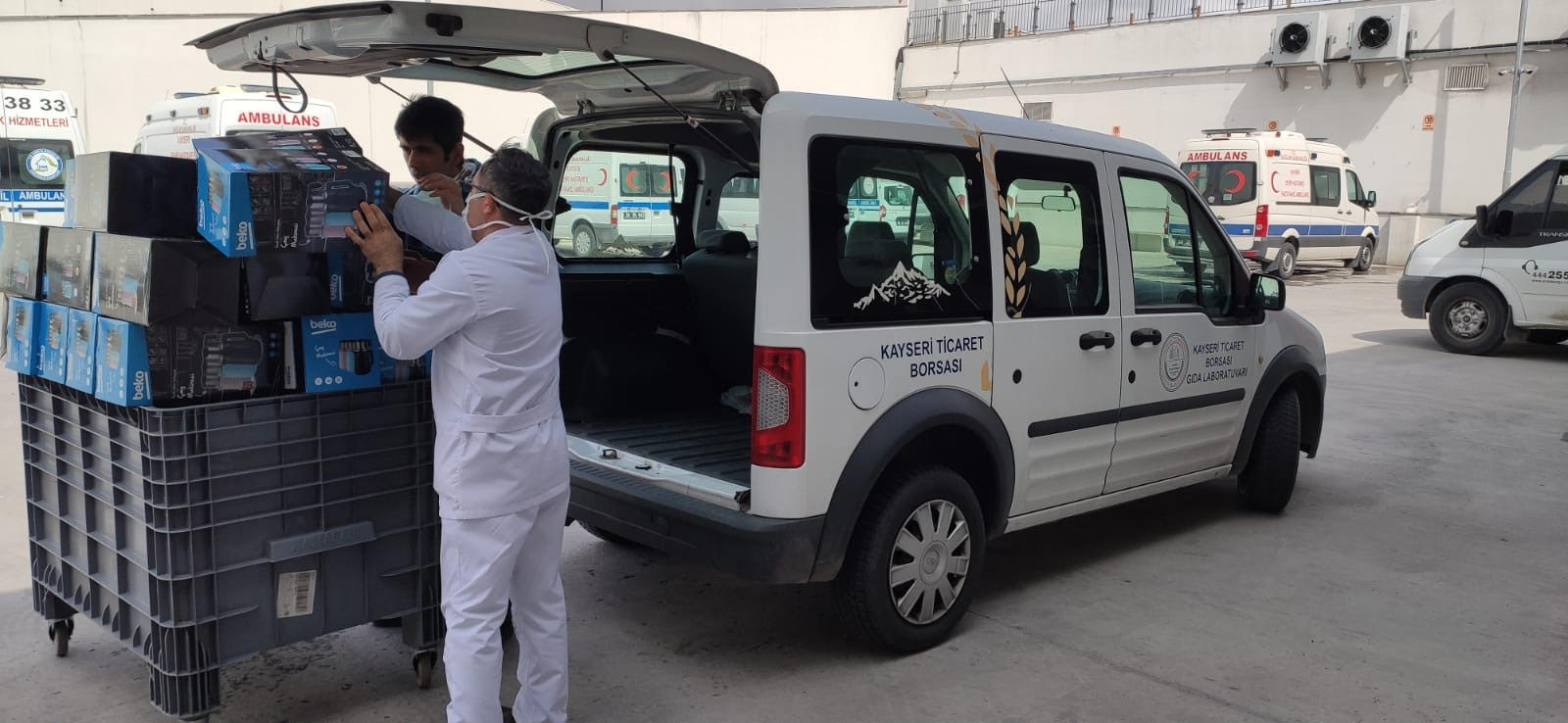 KAYSERİ TİCARET BORSASI’NDAN SAĞLIK ÇALIŞANLARINA TAM DESTEK