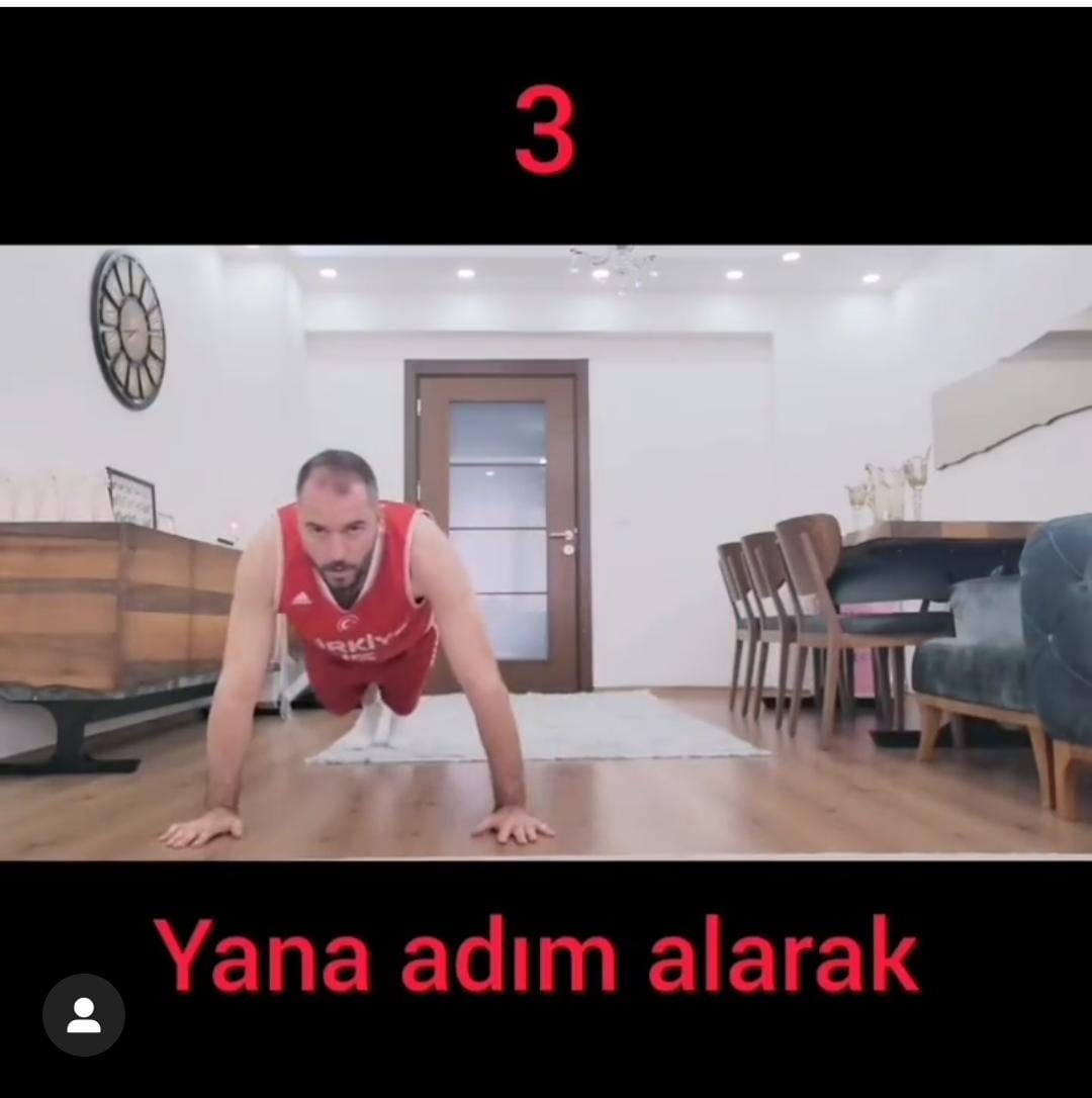 Evde yapılabilecek 500’den fazla egzersiz