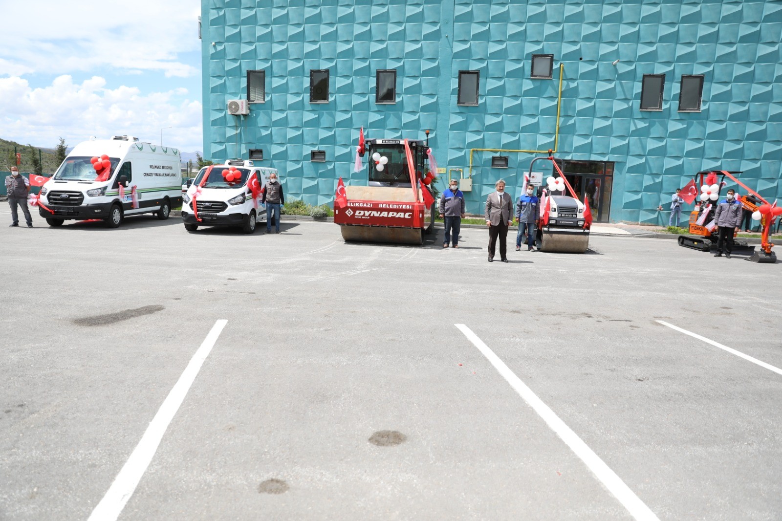 Melikgazi’nin 5 yeni aracı hizmette yarışmaya başladı