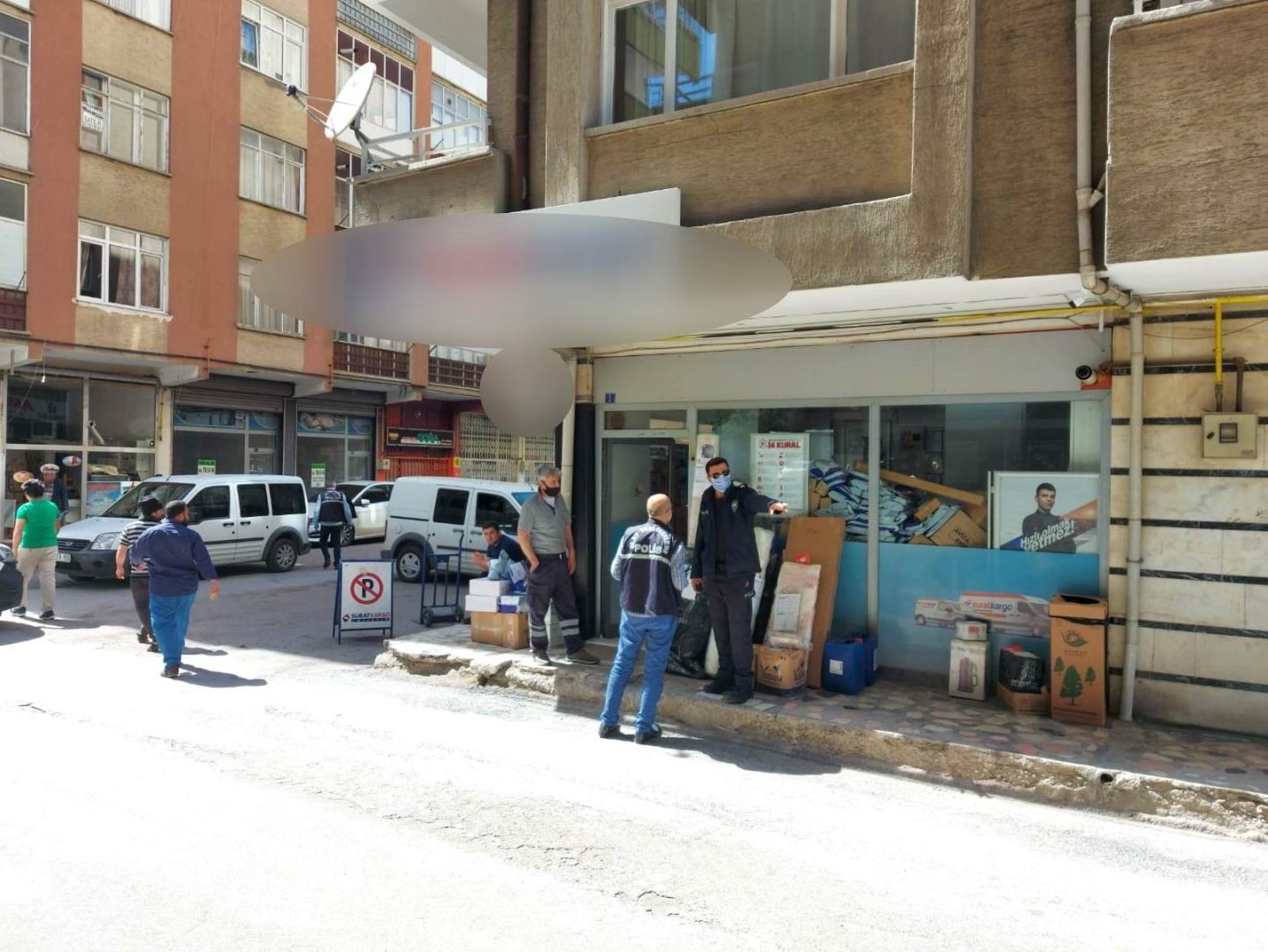Kargo şubesine silahlı saldırı