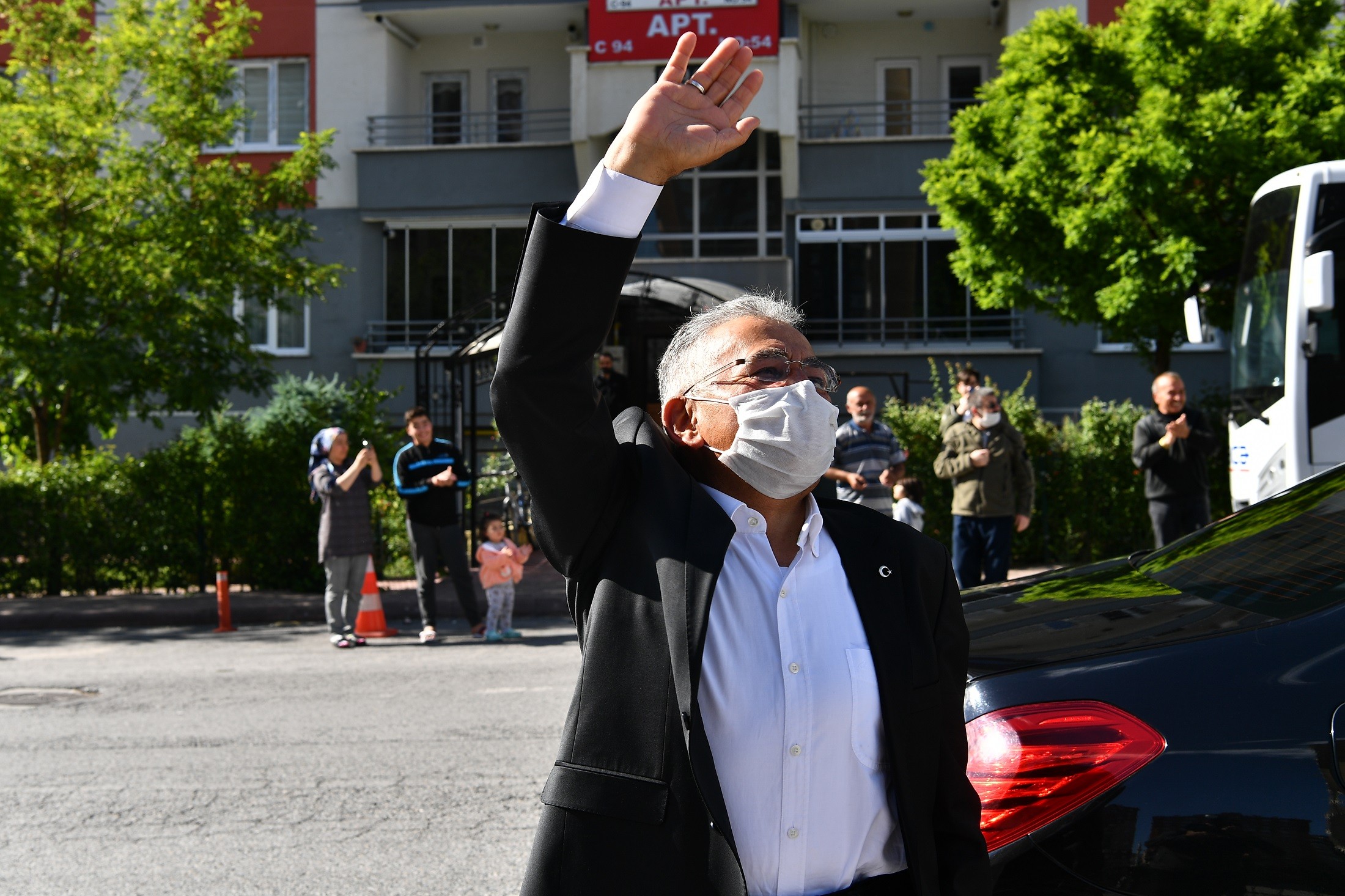 Büyükkılıç ‘Mehter takımı’ ile vatandaşların bayramını kutladı