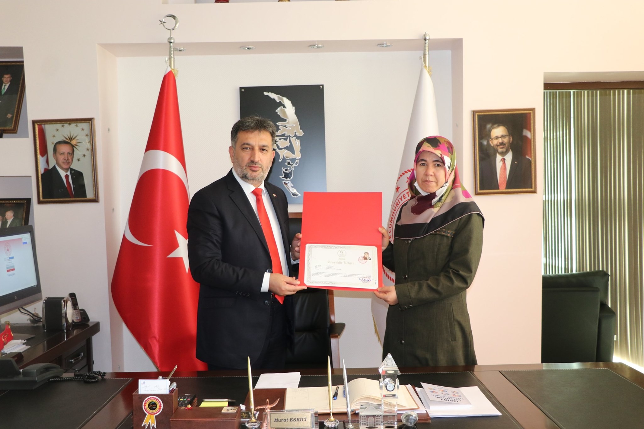 Eskici’den, pandemi sürecinde görev yapan personele teşekkür