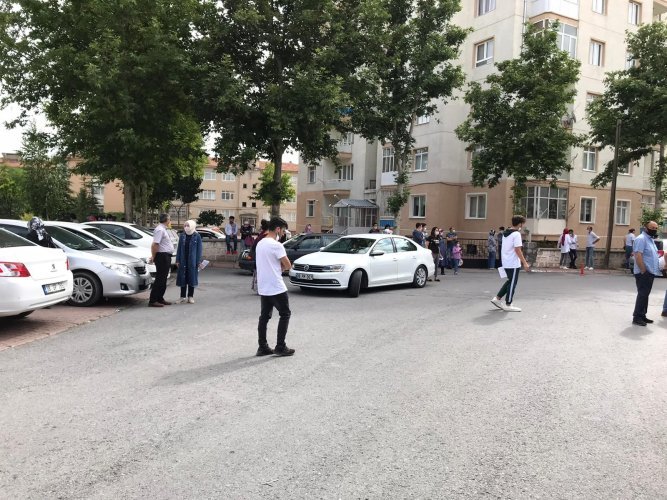 Kayseri’de YKS sınavı başladı