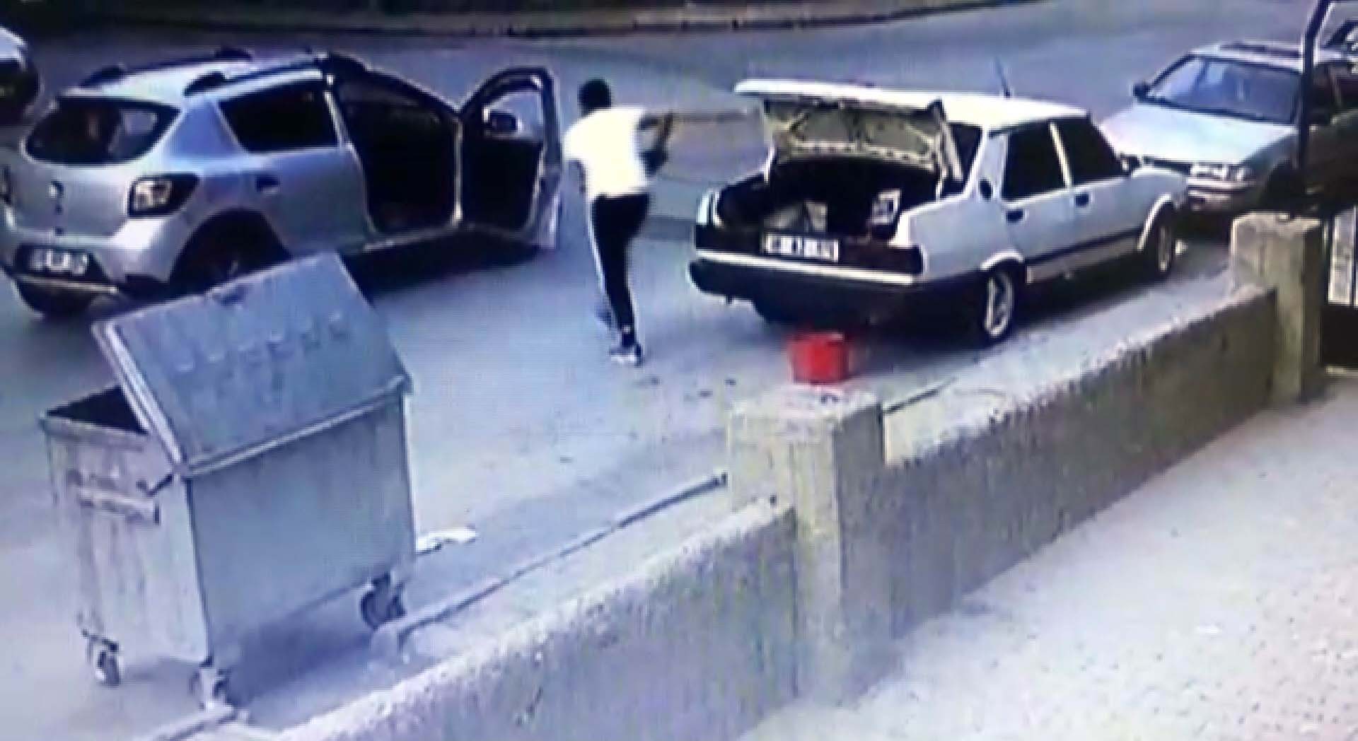 Hırsızın rahatlığı ‘Pes’ dedirtti