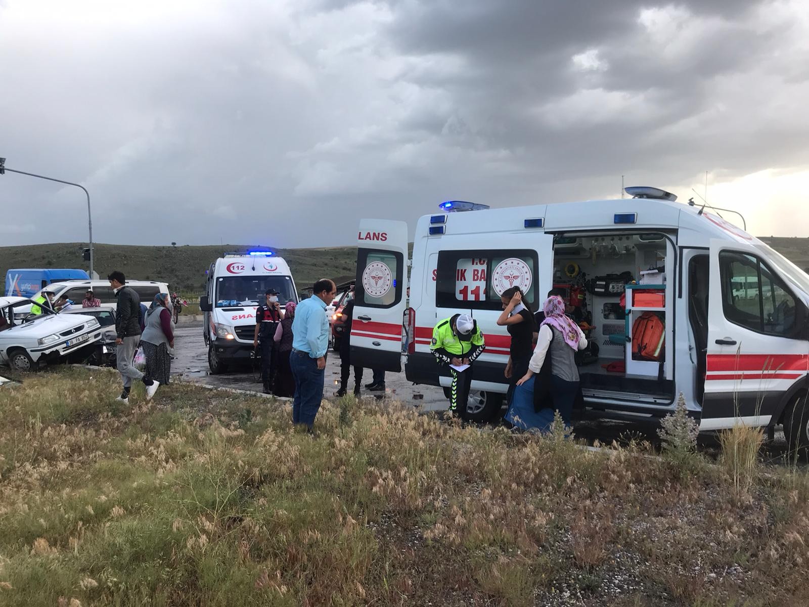 Kayseri’de trafik kazası: 8 yaralı