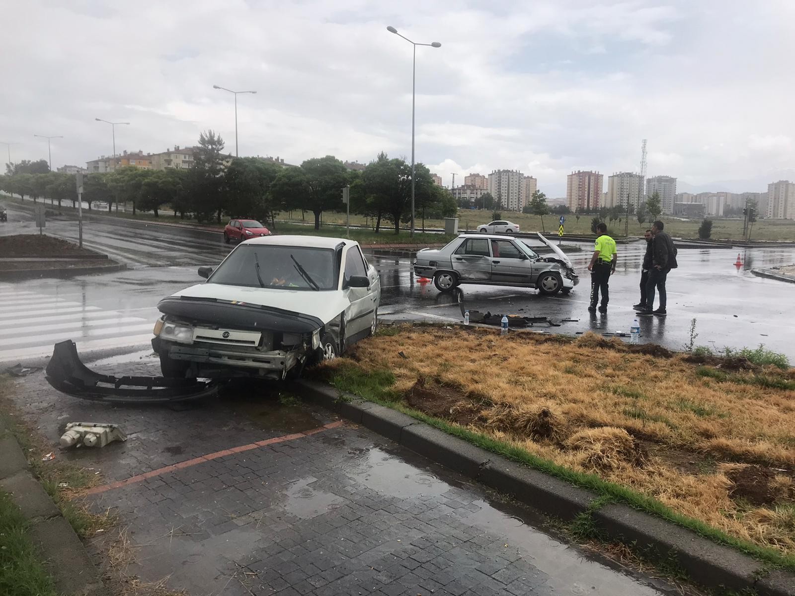 Kayseri’de trafik kazası: 5 yaralı