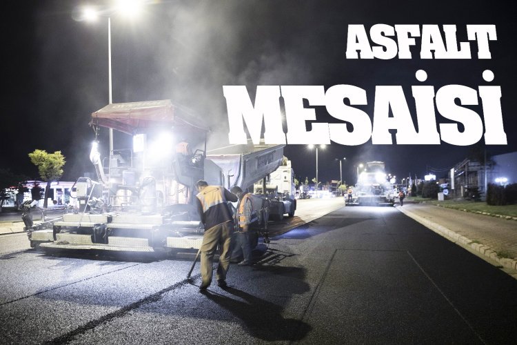 Büyükşehir’den asfalt mesaisi