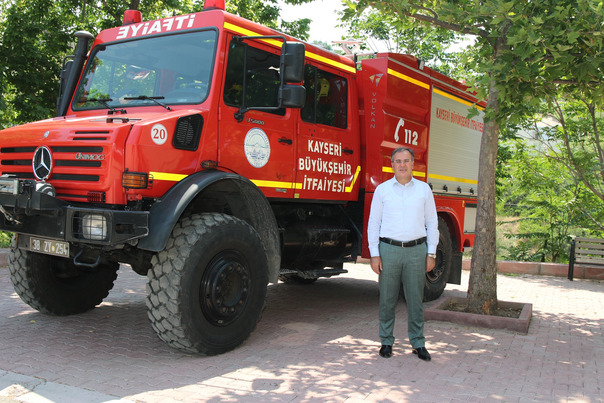 Hacılar İtfaiye Müfrezesi 7/24 görev başında