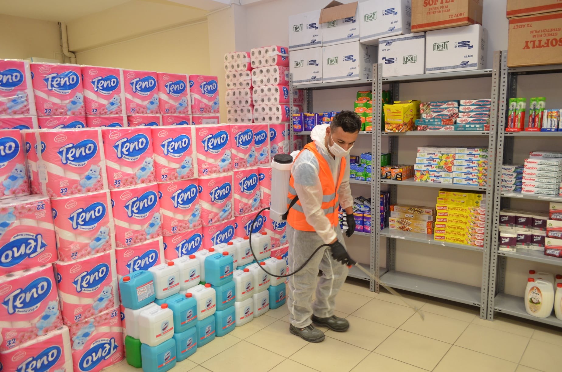 Bünyan Belediyesi tedbiri elden bırakmıyor