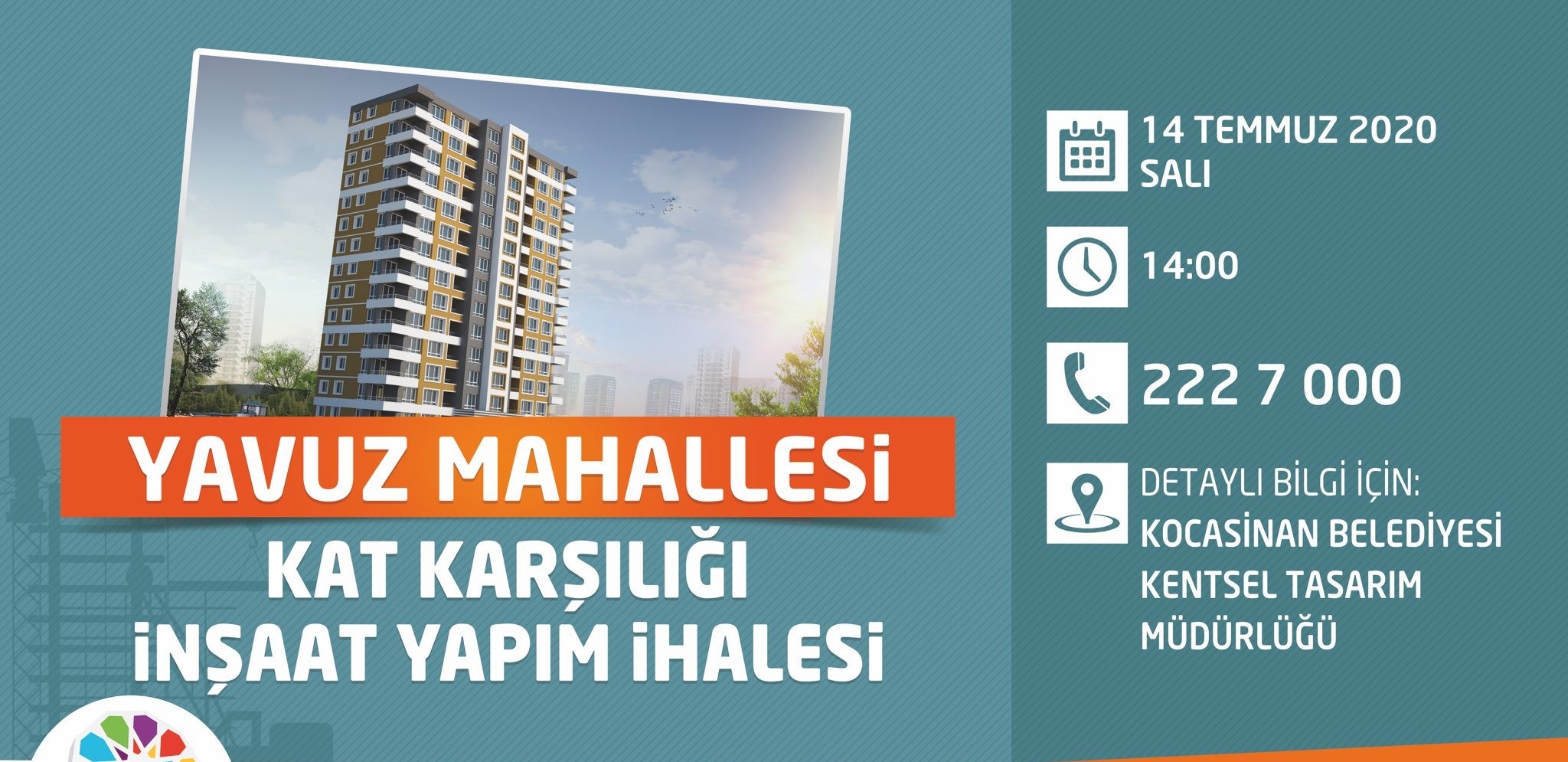 Kocasinan’da kentsel dönüşüm için ihale vakti