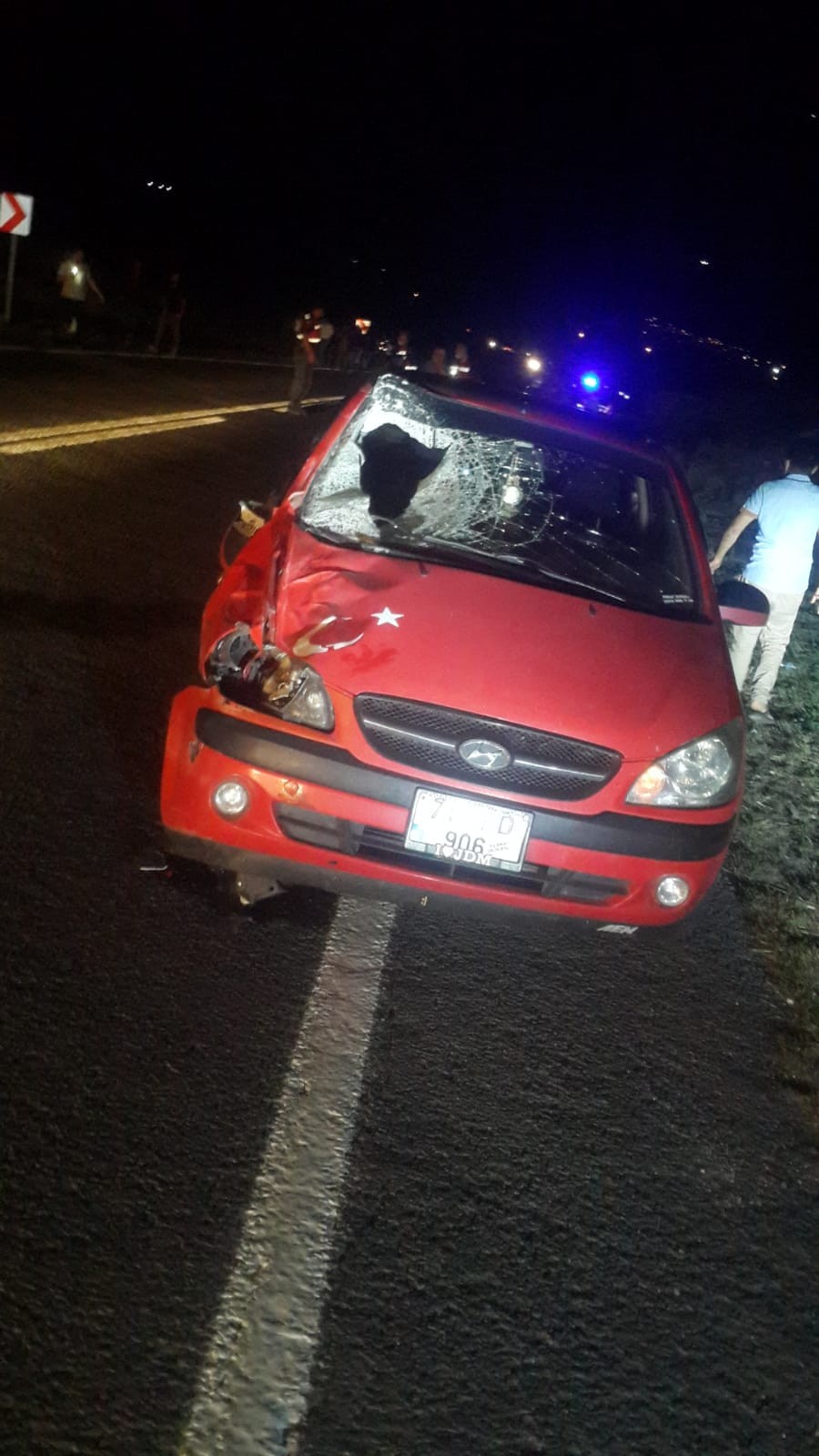 Develi’de meydana gelen kazada sürücü ölümden döndü