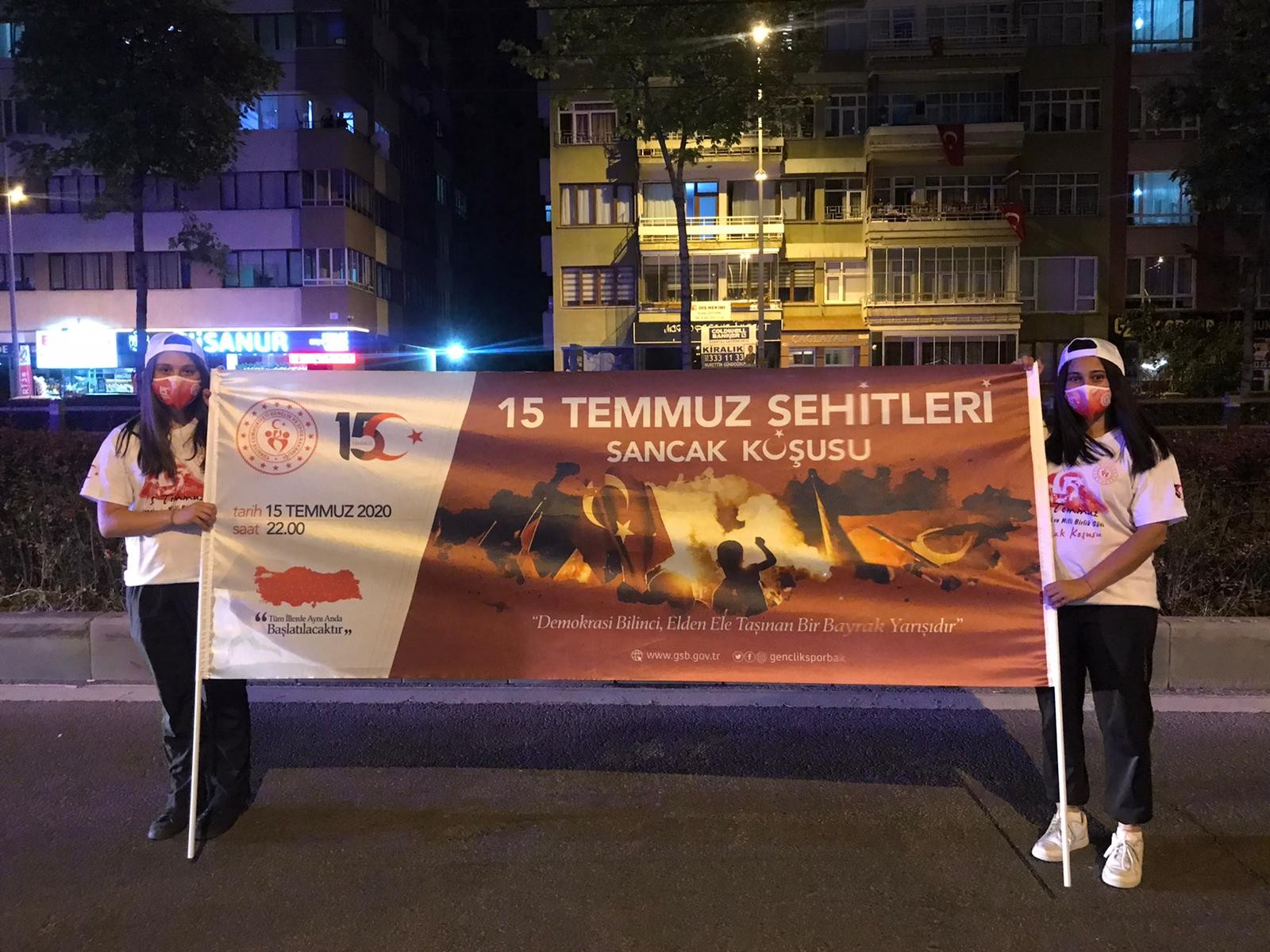 Kayseri’de ’15 Temmuz Sancak Koşusu’ tamamlandı