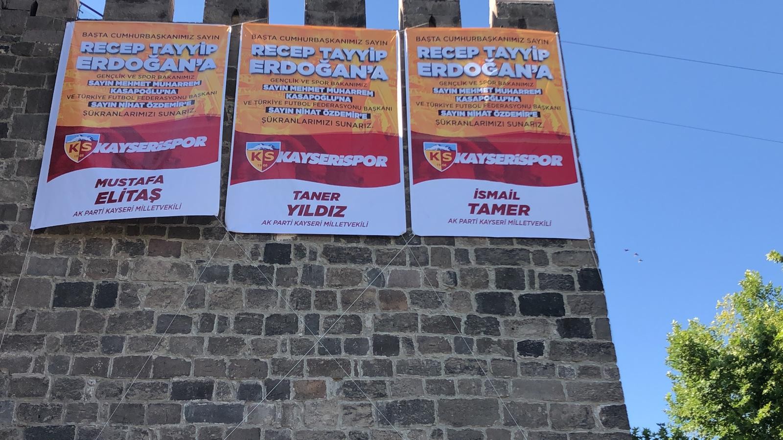 KAYSERİ’DE KAYSERİSPOR COŞKUSU