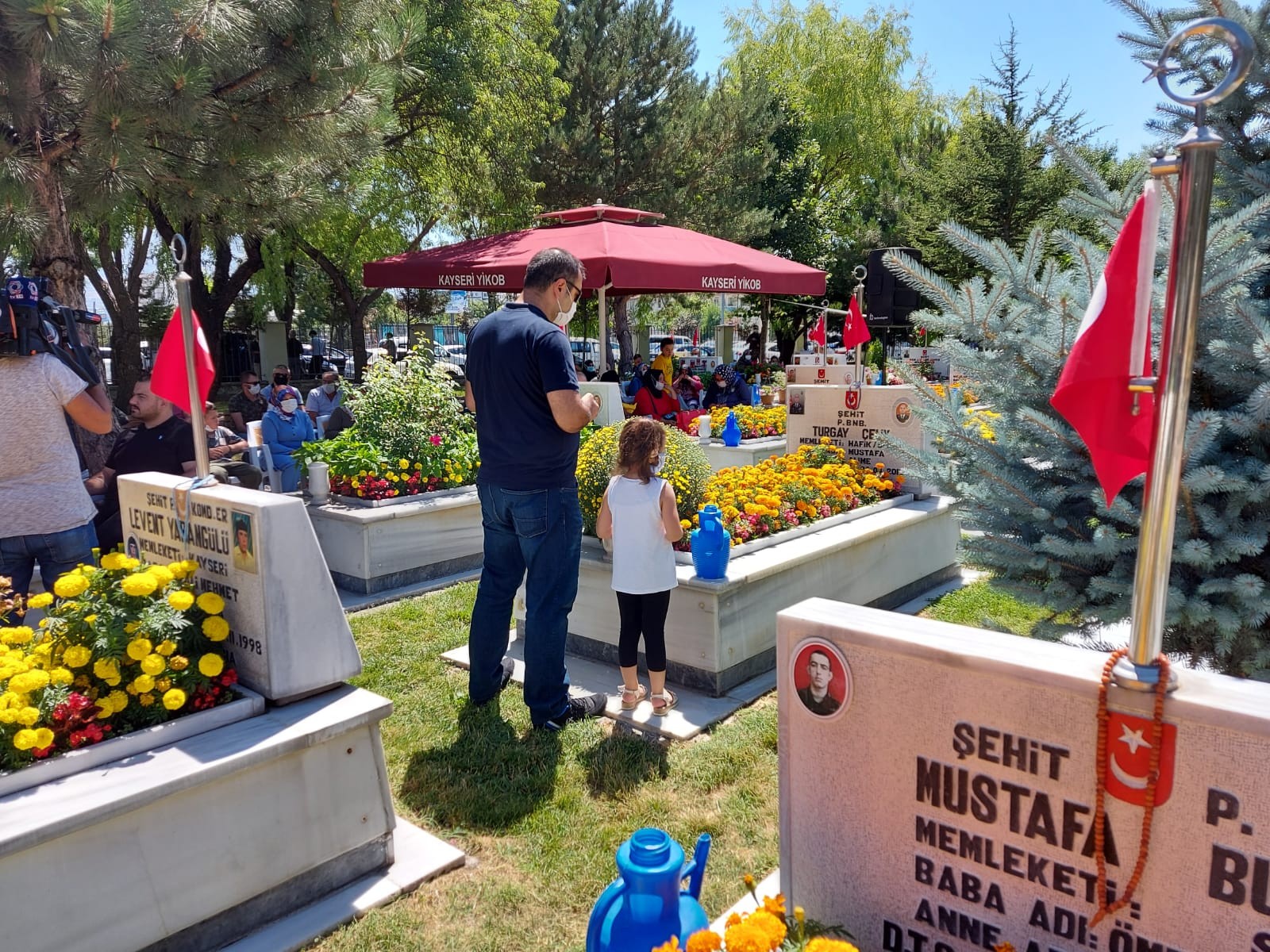 KAYSERİ PROTOKOLÜ ŞEHİTLİĞİ ZİYARET ETTİ