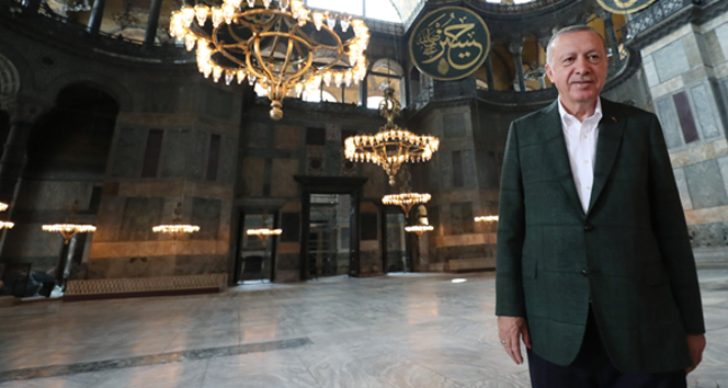 Cumhurbaşkanı Erdoğan, Taksim Camii ve AKM’de incelemelerde bulundu