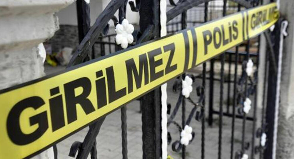 16 evin karantina altına alındığı ilçe havadan görüntülendi