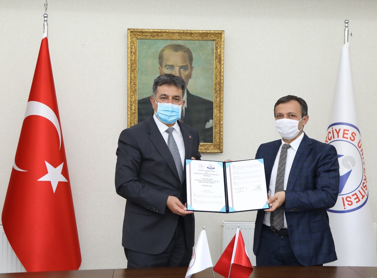 ERÜ ile Gençlik ve Spor İl Müdürlüğü Arasında “İşbirliği Protokolü” İmzalandı