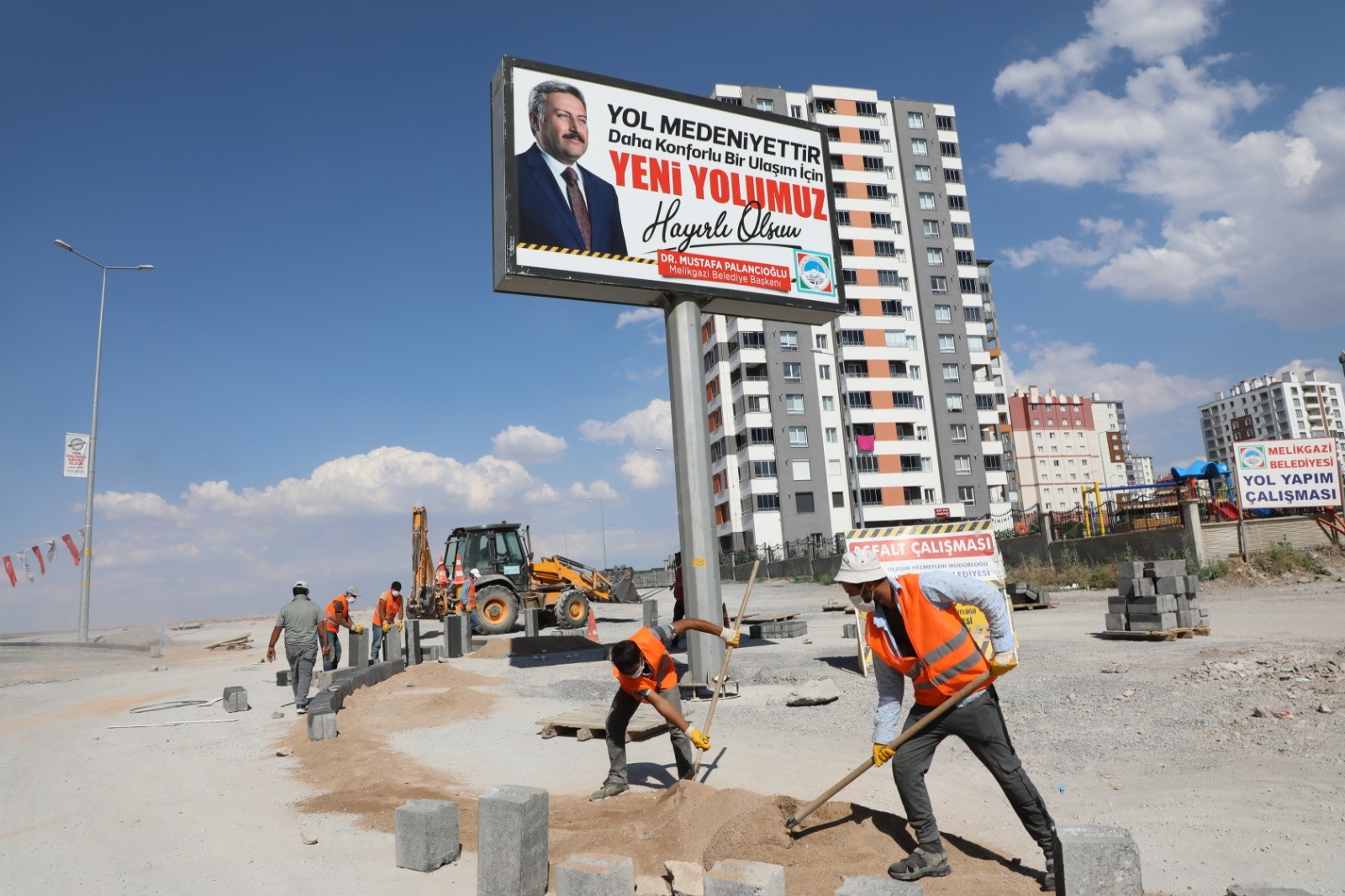 Melikgazi, ilçeye yeni yürüyüş yolları yapıyor