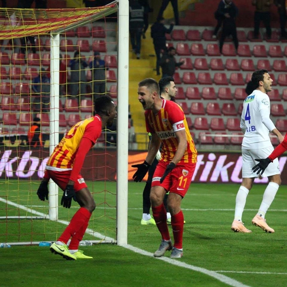 Kayserispor’dan kafa golü rekoru