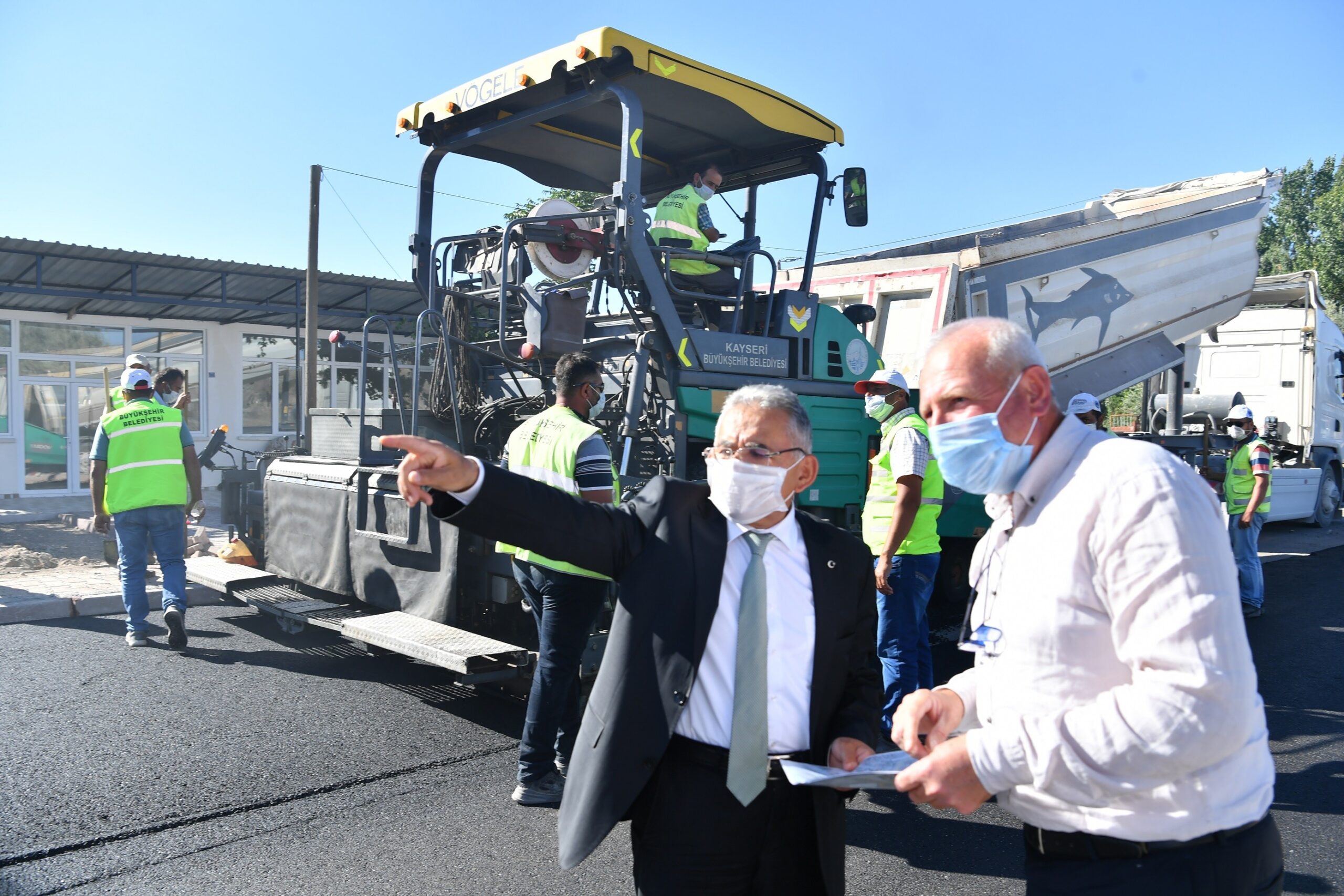 Başkan Büyükkılıç’tan Argıncık’ta asfalt incelemesi