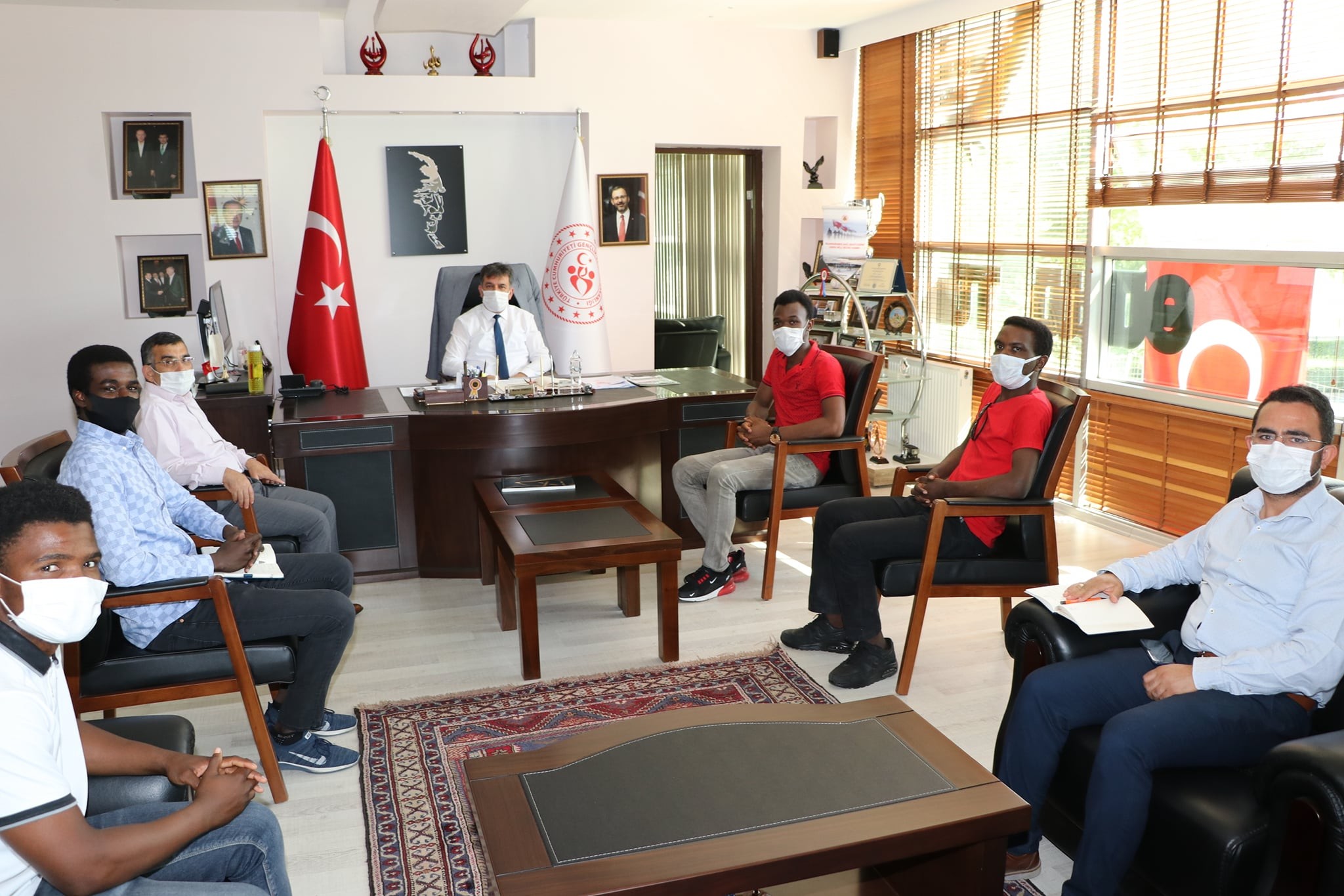 Afrikalı öğrencilerden ziyaret