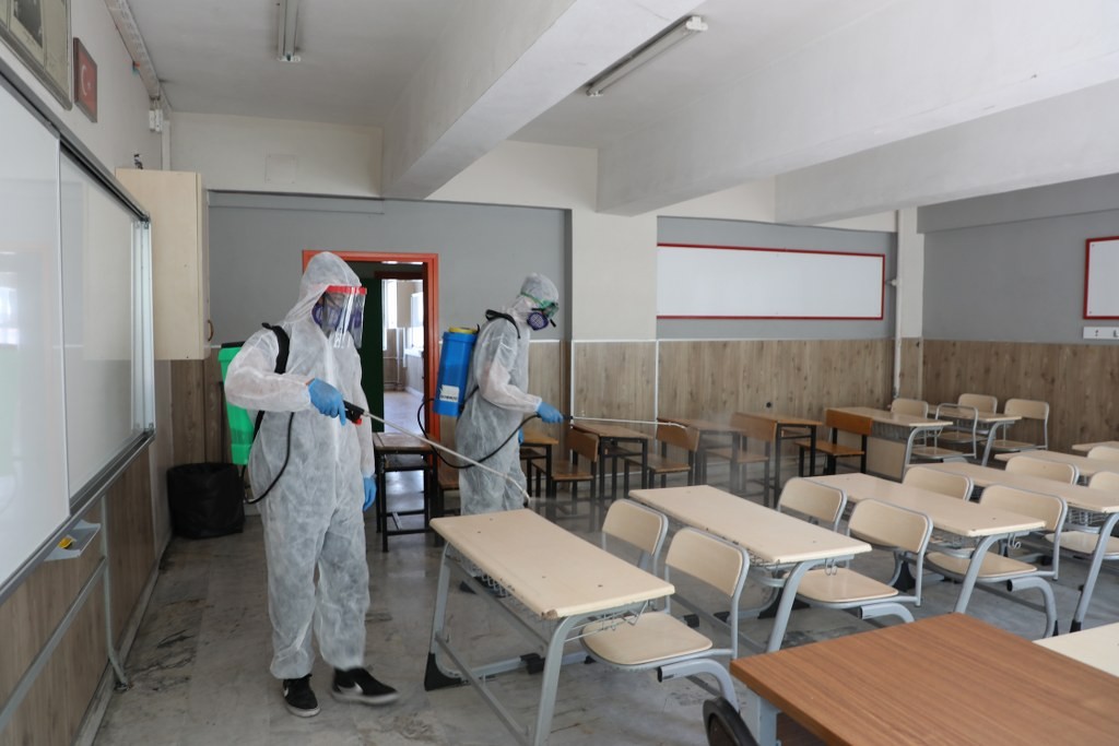 Palancıoğlu; “Melikgazi’de okullar hijyenik olarak eğitime Hazır”