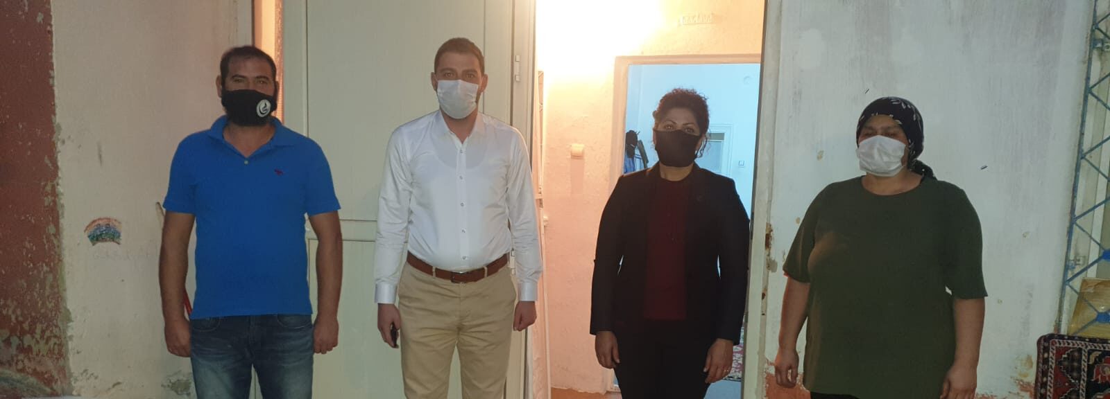 MHP MELİKGAZİ İLÇE BAŞKANI KALIN’DAN, MAĞDUR AİLEYE YARDIM ELİ