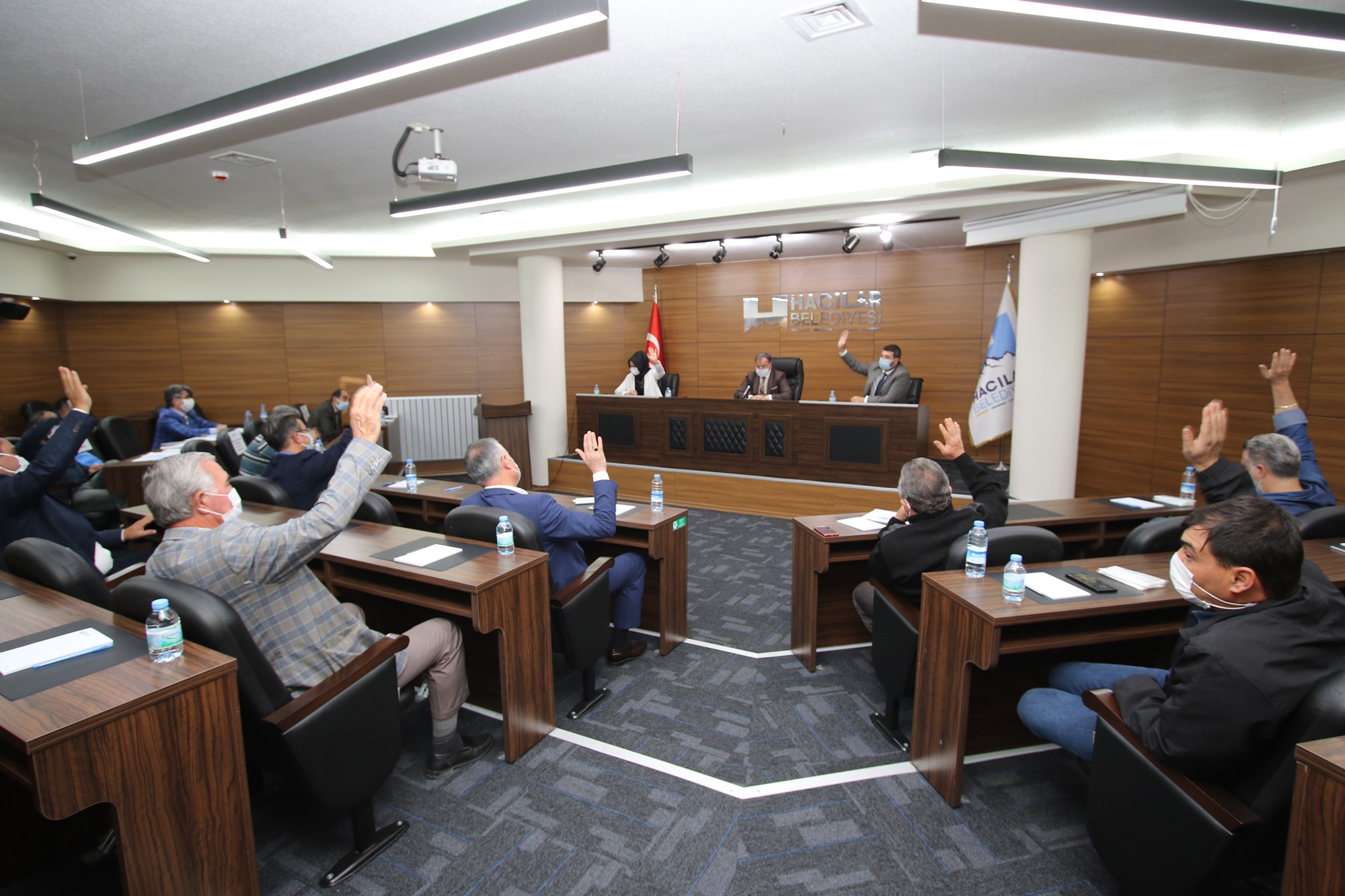 Hacılar Belediye Meclisi Kasım ayı toplantısını gerçekleştirdi