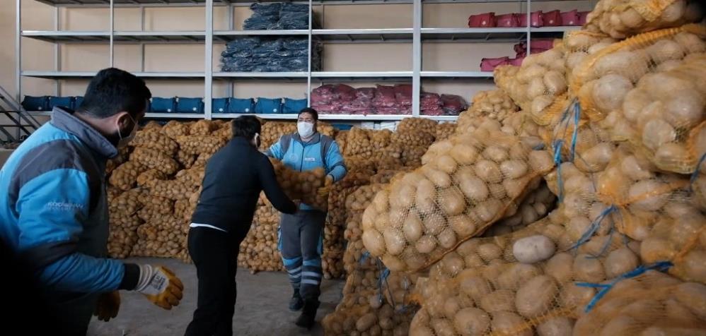 KOCASİNAN’DAN PATATES YARDIMI