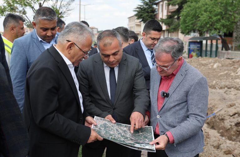 Hacılar’ın Kayseri Caddesi’nde Altyapı Ve Üstyapı Yenileme Çalışmaları Başlatıldı